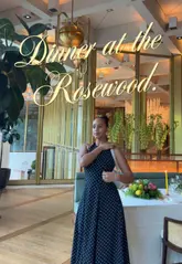 A high-quality, cinematic montage showcasing a dinner experience at Serra in the Chancery Rosewood hotel, highlighting the elegant interior, seasonal food, and sophisticated atmosphere.