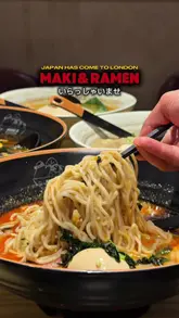 A promotional video showcasing the food and interior of a new Japanese restaurant, Maki & Ramen, in Soho, London.
