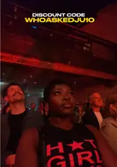 A short, energetic reel featuring a creator attending a cabaret and circus-style show at Sabrage London. The video captures the performance, the audience's reaction, and the creator's enjoyment, serving as a recommendation for the experience.