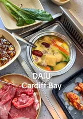 A fast-paced, engaging video showcasing an all-you-can-eat hotpot and BBQ restaurant in Cardiff Bay, highlighting the interactive dining experience, sauce station, and variety of fresh ingredients.