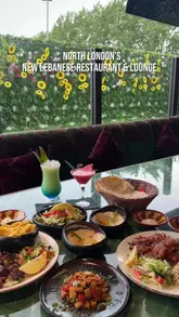 A promotional reel for a new Lebanese restaurant and lounge in North London, featuring a variety of mezze, grilled dishes, cocktails, and interior shots of the venue.
