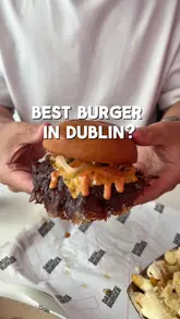 A fast-paced, engaging review of a limited-edition smash burger at Dash Burger in Dublin, featuring close-ups of the food and the creator's reaction.