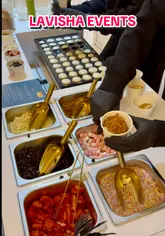 A short, polished promotional video showcasing a luxury event setup by Lavisha Events, featuring a live pancake station and personalised event decor for an Aqiqah celebration.