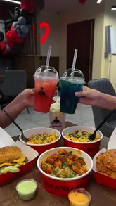A promotional video for the grand opening of Rockafellas in Birmingham, highlighting the menu items including smash burgers, loaded fries, and a customisable salad bar.