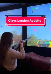 A creator visits Clays in London, an interactive target shooting game venue. The video highlights the gameplay, the cocktails, and the overall fun atmosphere, positioning it as a great option for date nights or after-work activities.