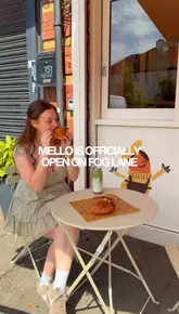 A promotional video for Mello, a new cafe in Didsbury, showcasing their gelato, French toast, specialty drinks, and the venue's opening event details.