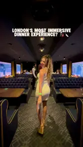 A vlog-style review of The Murder Express in London, an immersive dining experience featuring a 1930s train theme, live actors, and a four-course meal.