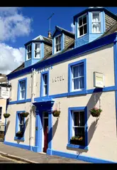 A comprehensive venue tour of the Selkirk Arms Hotel in Kirkcudbright, Scotland, highlighting the guest rooms, restaurant dining, lounge areas, and breakfast service.