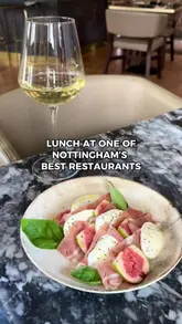 A promotional reel for Bar Gigi in Nottingham, highlighting their new lunch menu with shots of the interior and plated dishes.