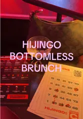 A fast-paced, energetic video showcasing a bottomless brunch experience at Hijingo, featuring bingo, cocktails, and food.