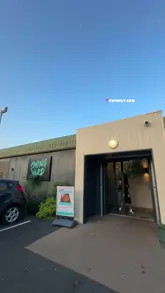 A short, energetic reel showcasing a visit to Swingyard, a golf driving range in Dublin, highlighting the activity and the food menu.