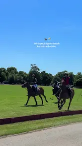 A montage video showcasing a day out watching polo in London, featuring clips of the match and dining at the venue.