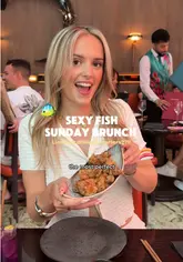 A fast-paced, engaging review of the Sunday brunch experience at Sexy Fish. The creator highlights the limitless starters, the quality of the mains, and the overall atmosphere of the venue, including the decor and drinks.
