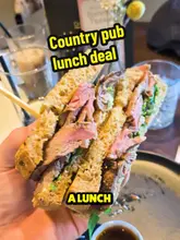 A vlog-style review of a lunch deal at The Midland pub in Marple Bridge, showcasing the food, atmosphere, and scenic setting.