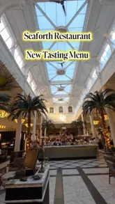 A video review of the new summer tasting menu at Seaforth Restaurant in the Municipal Hotel, Liverpool, featuring four courses with optional wine pairings.