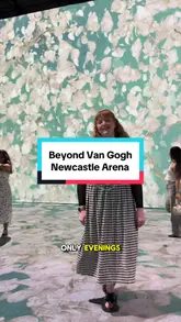 A video tour of the 'Beyond Van Gogh' immersive art exhibition at the Utilita Arena in Newcastle, featuring large-scale projections of the artist's work.