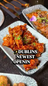 A promotional video showcasing a new Asian fusion restaurant in Dublin called Yibu, highlighting the interior design and several menu items.