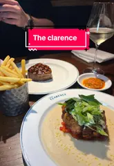 A review of The Clarence in Glasgow, highlighting their new summer menu and the value of their three-course set menu. The video features close-ups of various dishes including steak, scallops, and dessert, alongside commentary on the dining experience.