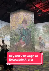 A personal vlog documenting a visit to the 'Beyond Van Gogh' immersive exhibition at the Utilita Arena in Newcastle, highlighting the atmosphere and the emotional impact of the art.