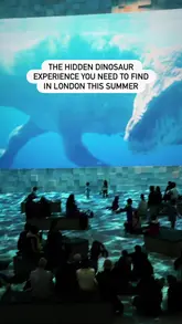 A promotional video showcasing the 'Prehistoric Planet: Discovering Dinosaurs' immersive exhibition at Lightroom in King's Cross, London. The video features various clips of the 360-degree projections of dinosaurs in different environments, as well as shots of visitors interacting with the space, the gift shop, and the on-site cafe.