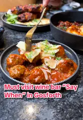 A visually enticing promotional video for 'Say When' wine bar, highlighting their self-serve wine machines and a variety of high-quality tapas-style dishes. The video uses quick, rhythmic cuts to showcase the food and drink, creating a sophisticated and inviting atmosphere.