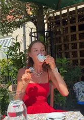 A creator spends a day in Enfield, North London, asking locals for recommendations and visiting a local Italian cafe, a charity shop, and a green-themed cafe for lunch.