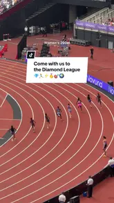 A vlog-style video documenting a visit to the London Diamond League athletics event at the London Stadium, featuring clips of various races and a world record attempt.