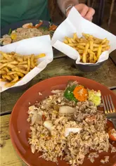 A couple documents their 'rare date night' in Liverpool, featuring a visit to a Thai restaurant called Yoo Thai Cafe, followed by a trip to a B&M store.