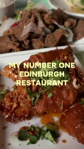A creator reviews Ka Pao in Edinburgh, recommending a specific strategy of ordering small plates rather than curries. The video features close-ups of various dishes like fish sauce caramel fried chicken, corn ribs, and Szechuan oyster mushrooms, emphasizing the bold flavors and the importance of ordering rice to soak up the sauces.
