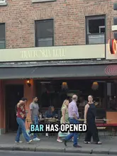A promotional reel for the opening of Trattoria Lulu on Aungier Street, showcasing the venue's exterior, interior, and menu offerings including coffee, pastries, pizza sandwiches, cicchetti, and wine.