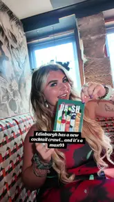 A couple visits five different bars in Edinburgh as part of a 'Daiquiri Dash' cocktail crawl, showcasing the different drinks and venues involved in the promotion.