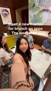 A vlogger visits Soho Social to meet new people for brunch, documenting the social experience, the venue's interior, and the food and drinks consumed during the gathering.