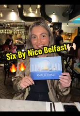 A couple visits Six by Nico to review their Amalfi Coast-themed tasting menu. The video features shots of the menu, the various courses served, and the creators' reactions to the food and service.