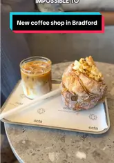 A short, aesthetic tour of Octa Specialty Coffee in Bradford, highlighting the interior design, seating area, and their selection of coffee and pastries.