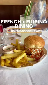 A review of Belly in Kentish Town, highlighting their Michelin-recommended Filipino-French fusion cuisine, specifically the limited-edition Cod Pandesal meal deal.