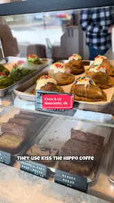 A review of a new cafe in Newcastle called Coco & Co, highlighting their specialty drinks like mango matcha and honeycomb latte, as well as their cookies.