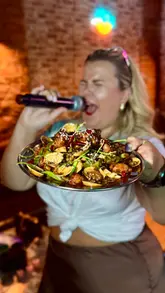 A high-energy vlog showcasing a visit to Level 8 KTV in Manchester, highlighting the karaoke experience, arcade games, darts, and the variety of food and drinks available.