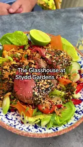 A family vlog showcasing a visit to The Glasshouse at Stydd Gardens, highlighting the beautiful glasshouse setting, the food, the gardens, and the on-site boutique shops.