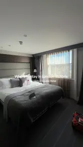 A short tour of a hotel room at the Eccleston Square Hotel in London, showcasing the bedroom, bathroom, and amenities.