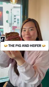 A short, punchy reel showcasing a visit to The Pig and Heifer in Dublin, highlighting their signature pastrami sandwich and the deli's casual atmosphere.
