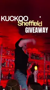 A high-energy promotional reel for a bottomless brunch at Kuckoo Sheffield, featuring fast-paced shots of cocktails, pizza, fire shows, and a lively party atmosphere.